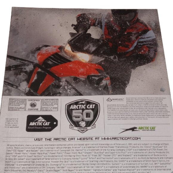 2012 Arctic Cat Snowmobile Accessories Dealer Catalog RARE - Picture 16 of 16